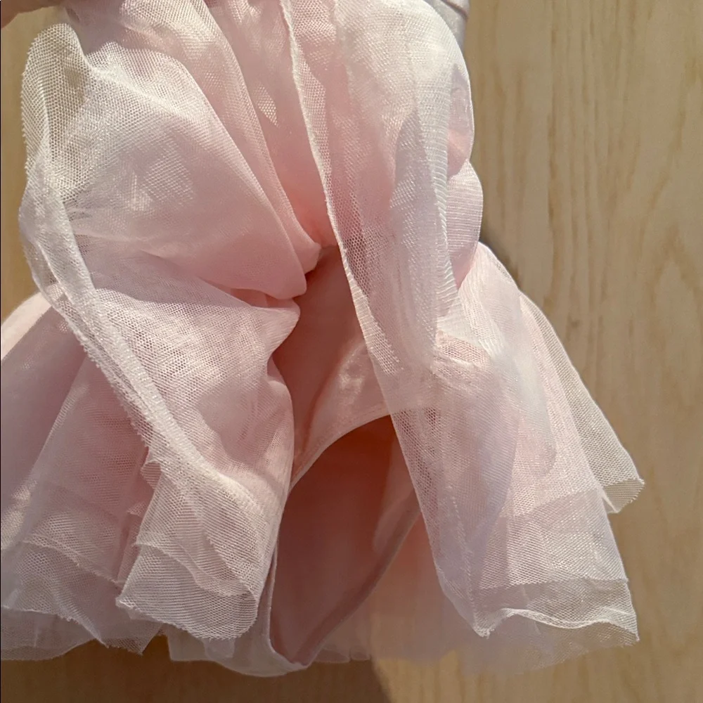 Mirella Sparkling Pink Ballet Skirted Leo - Picture 4 of 4